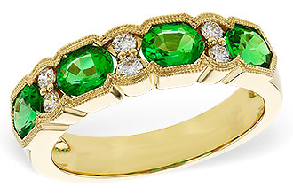 M292-89526: LDS WED RG 1.20 EMERALD 1.38 TGW (5x4MM EMER)
