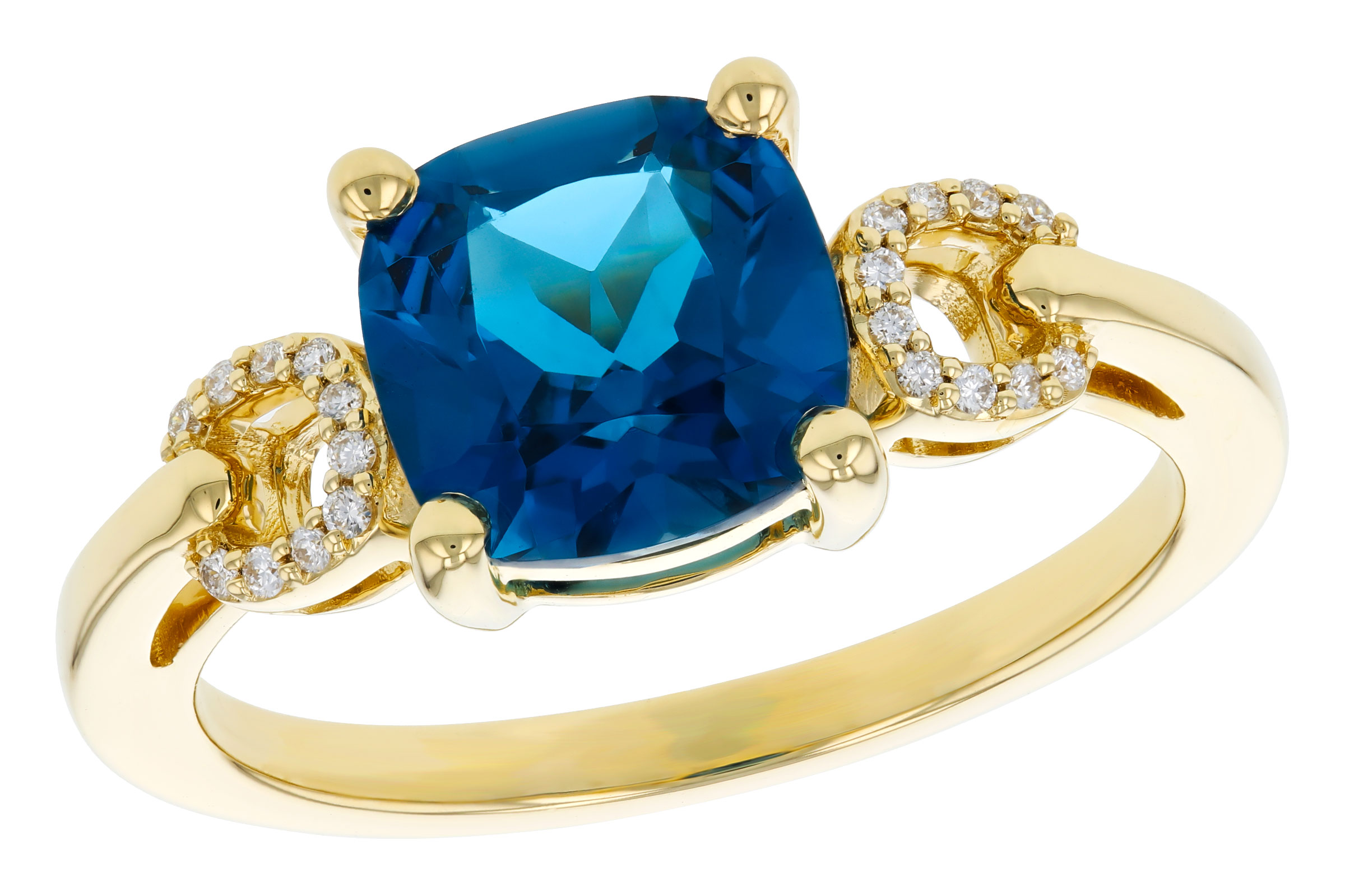 M293-74953: LDS RG 2.16 LONDON BLUE TOPAZ 2.21 TGW (8MM LBT)