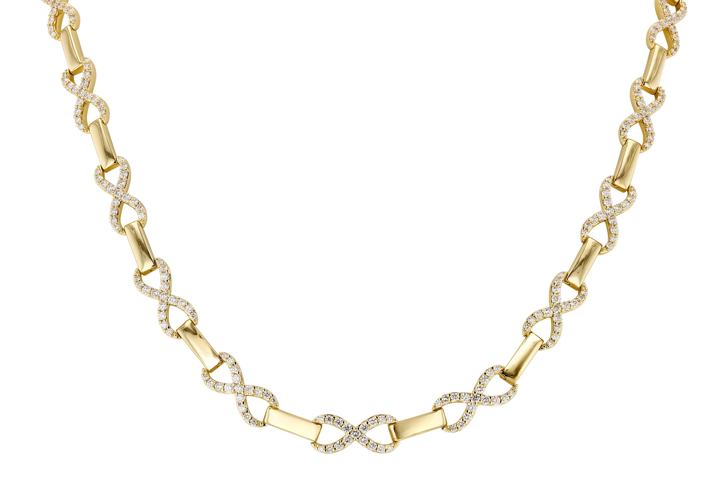 M293-74971: NECKLACE 2.20 TW (17")