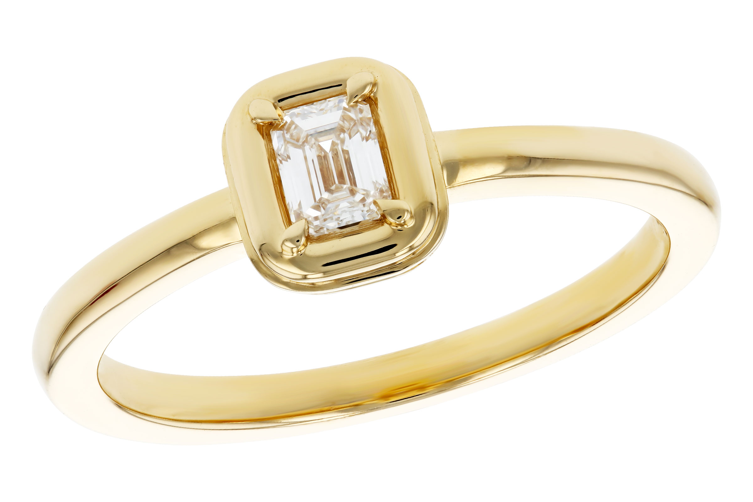 M293-74999: LDS DIA RG .24 EMERALD CUT DIA